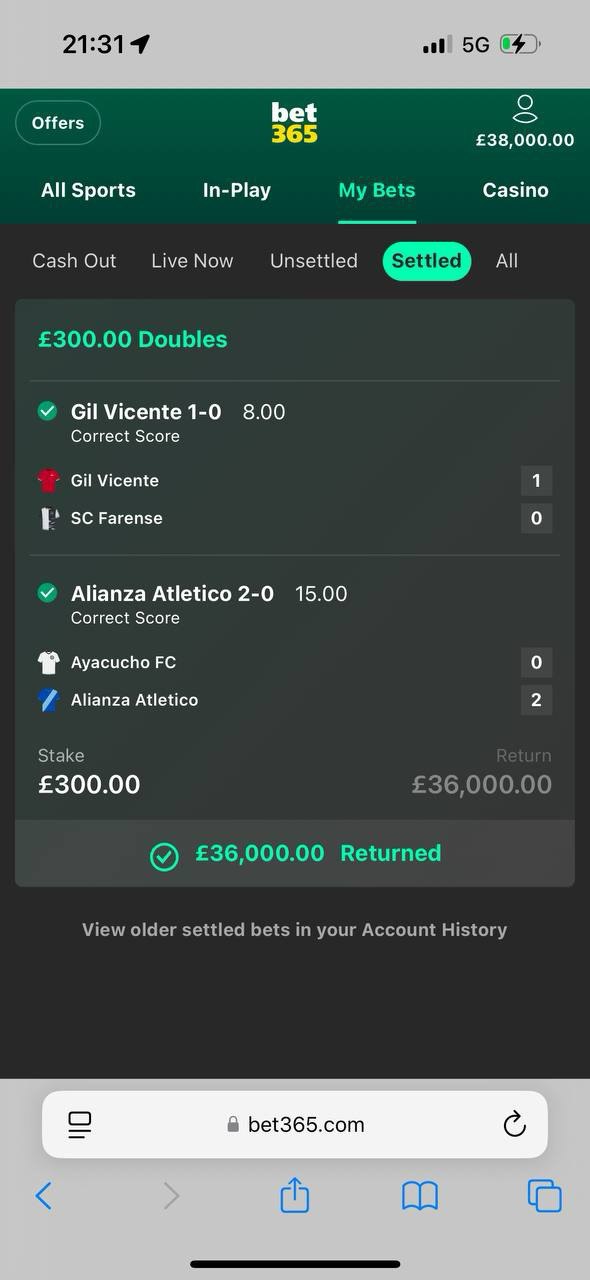 Best Correct Score